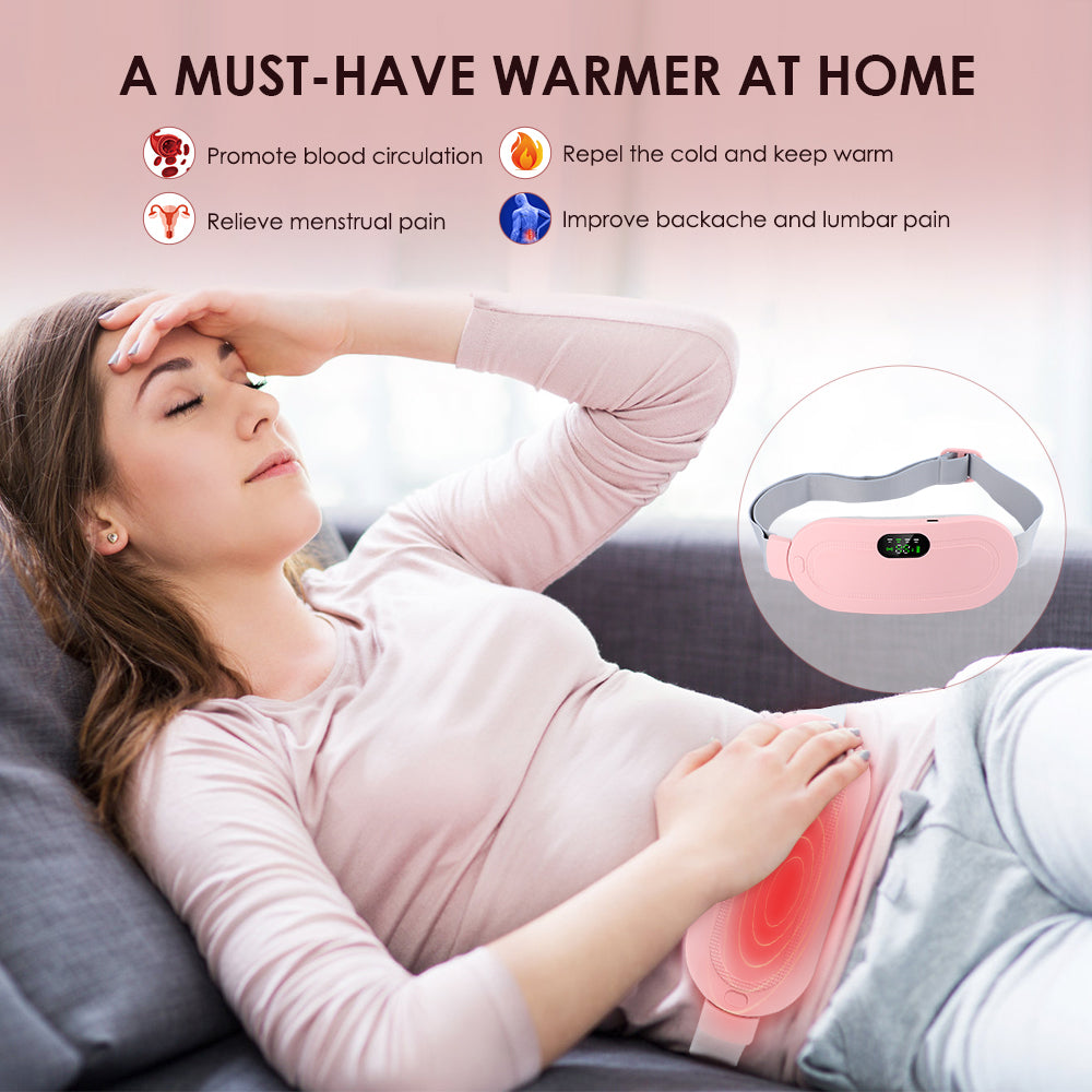 Smart Heating Belt for Menstrual Relief and Full Abdominal Comfort