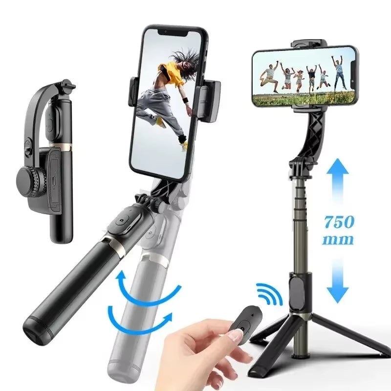 Handheld Gimbal Stabilisateur Estabilizador Selfie Stick Smartphone Action Kameralar Bluetooth Tripod for Live Broadcast