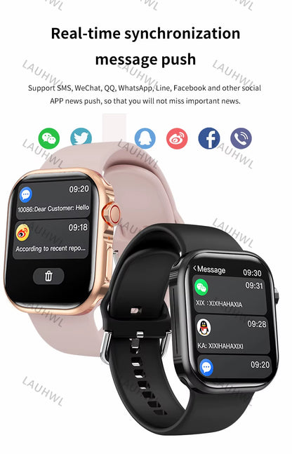 Watch 9 41Mm Smartwatch for Apple Android GPS Fitness Track Women Smart Watch NFC SIRI Custom Dial for Apple Series 9 Smartwatch