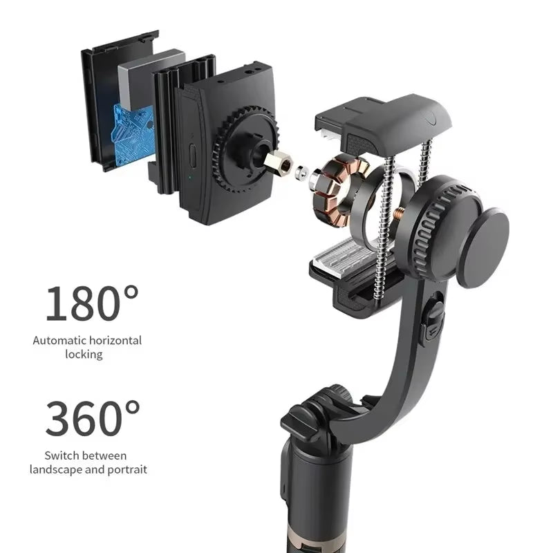 Handheld Gimbal Stabilisateur Estabilizador Selfie Stick Smartphone Action Kameralar Bluetooth Tripod for Live Broadcast
