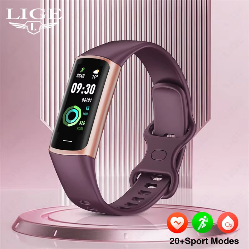 2025 Sport Smart Bracelet Fitness Tracker for Man Women Band Waterproof Connected Phone Tracker Men Smart Watch for Android Ios