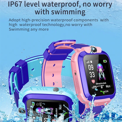 Q12 Kids Smart Watch IP67 Waterproof SOS Camera Phone 2G SIM Card Voice Call LBS Location Child Clock Smartwatches Gift