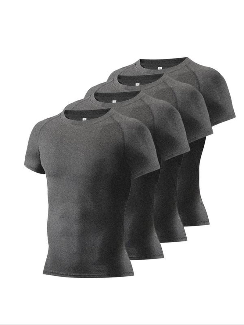 Round Neck Raglan Compression Shirt