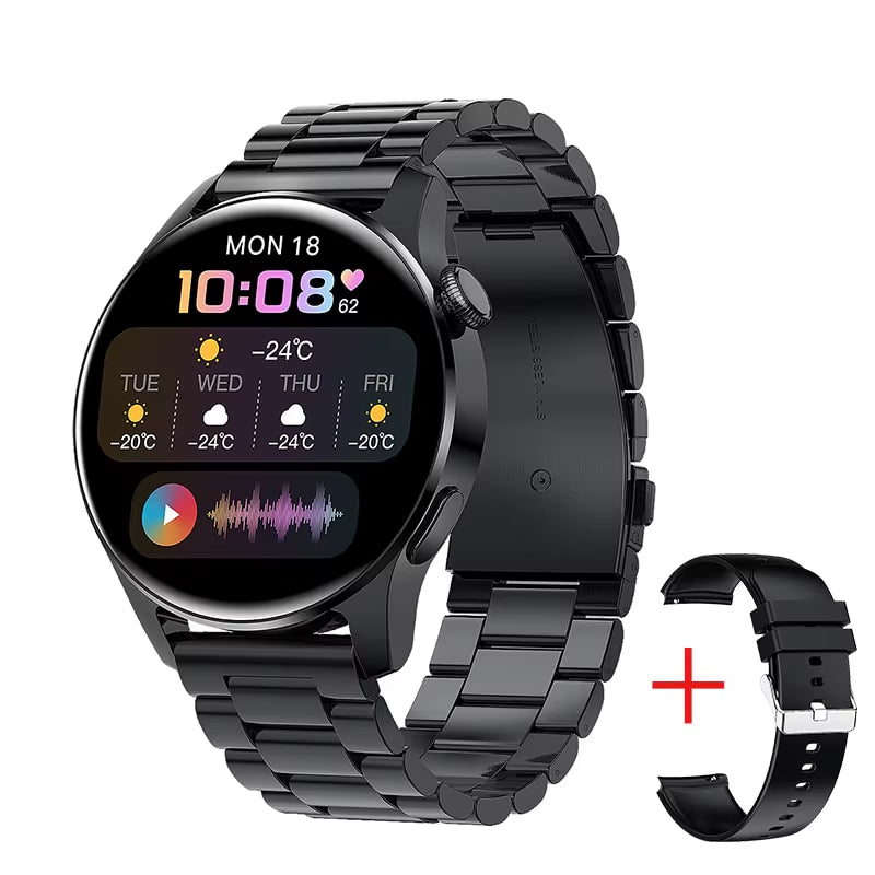 2024  Bluetooth Call Smart Watch Men Full Touch Sport Fitness Watches Men Waterproof Heart Rate Smartwatch Man Android IOS