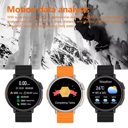GPS Track New Smart Watch Men Ultra Series Sport Bracelet Bluetooth Call IP68 NFC Waterproof Clock Women Smartwatch for Men