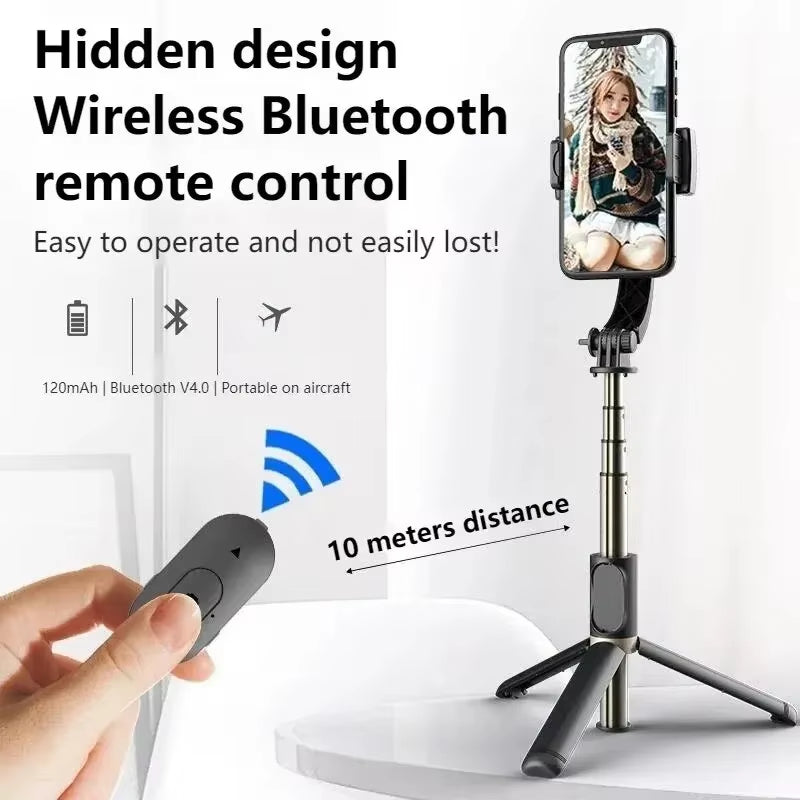 Handheld Gimbal Stabilisateur Estabilizador Selfie Stick Smartphone Action Kameralar Bluetooth Tripod for Live Broadcast