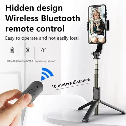 Handheld Gimbal Stabilisateur Estabilizador Selfie Stick Smartphone Action Kameralar Bluetooth Tripod for Live Broadcast