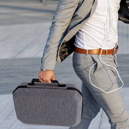 Hard Carry Case with Lens Cover Waterproof Travel Home Storage Bag Mesh Pocket for  Quest 3 VR Headset Game Controller