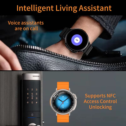 GPS Track New Smart Watch Men Ultra Series Sport Bracelet Bluetooth Call IP68 NFC Waterproof Clock Women Smartwatch for Men