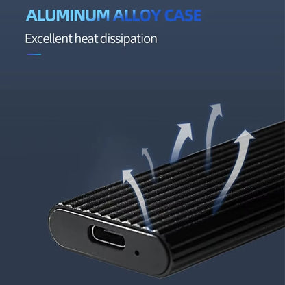 M2 SSD Case Enclosure Dual Protocol M.2 SATA NVME to USB Adapter 10Gbps USB3.1 Gen2 USB C External Box Support 2230-2280 M.2 SSD