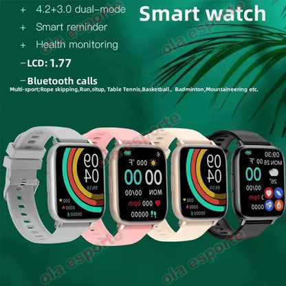 Smart Watch 2025 Bluetooth Call Sleep Heart Rate Health Monitoring GPS Watches for Men Women Sport Fitness Waterproof Smartwatch