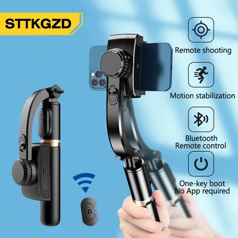 Handheld Gimbal Stabilisateur Estabilizador Selfie Stick Smartphone Action Kameralar Bluetooth Tripod for Live Broadcast