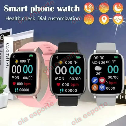 Smart Watch 2025 Bluetooth Call Sleep Heart Rate Health Monitoring GPS Watches for Men Women Sport Fitness Waterproof Smartwatch